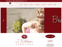 Tablet Screenshot of jwilliamjewelers.com